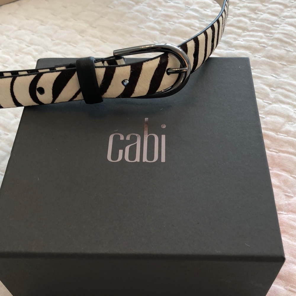 CAbi Zebra belt Small